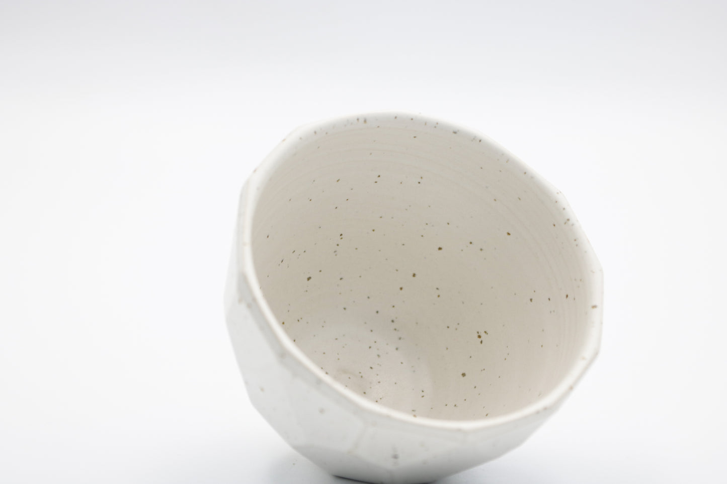 HINTO MATTE WHITE SPECKLED